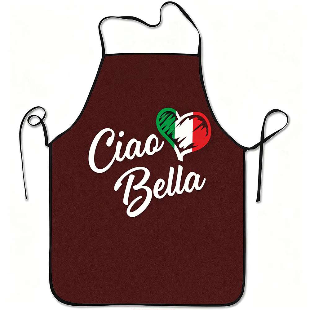 Kitchen Baking Gift Ideas - 1 Buah Apron Bertema Italia yang