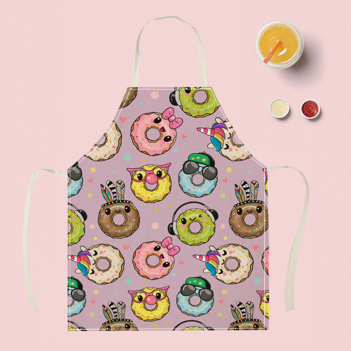 Kitchen Baking Gift Ideas - 1 Buah Celemek Donat Kartun Lucu
