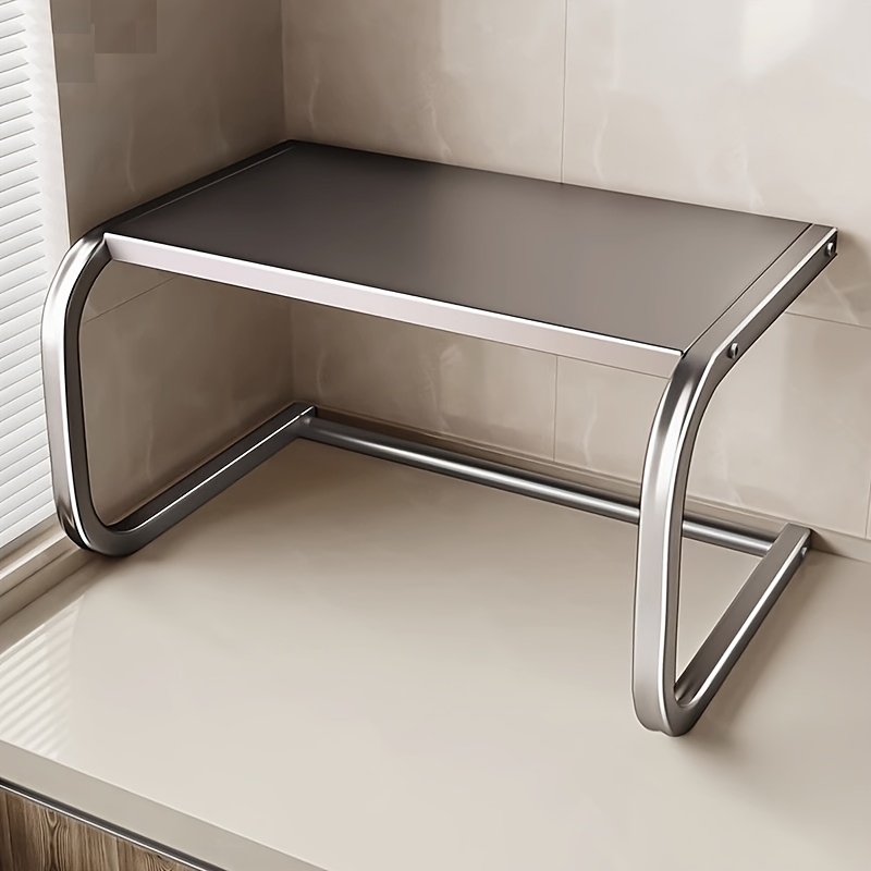 Kitchen Baking Rack - Rak Microwave Logam 2 Tingkat yang