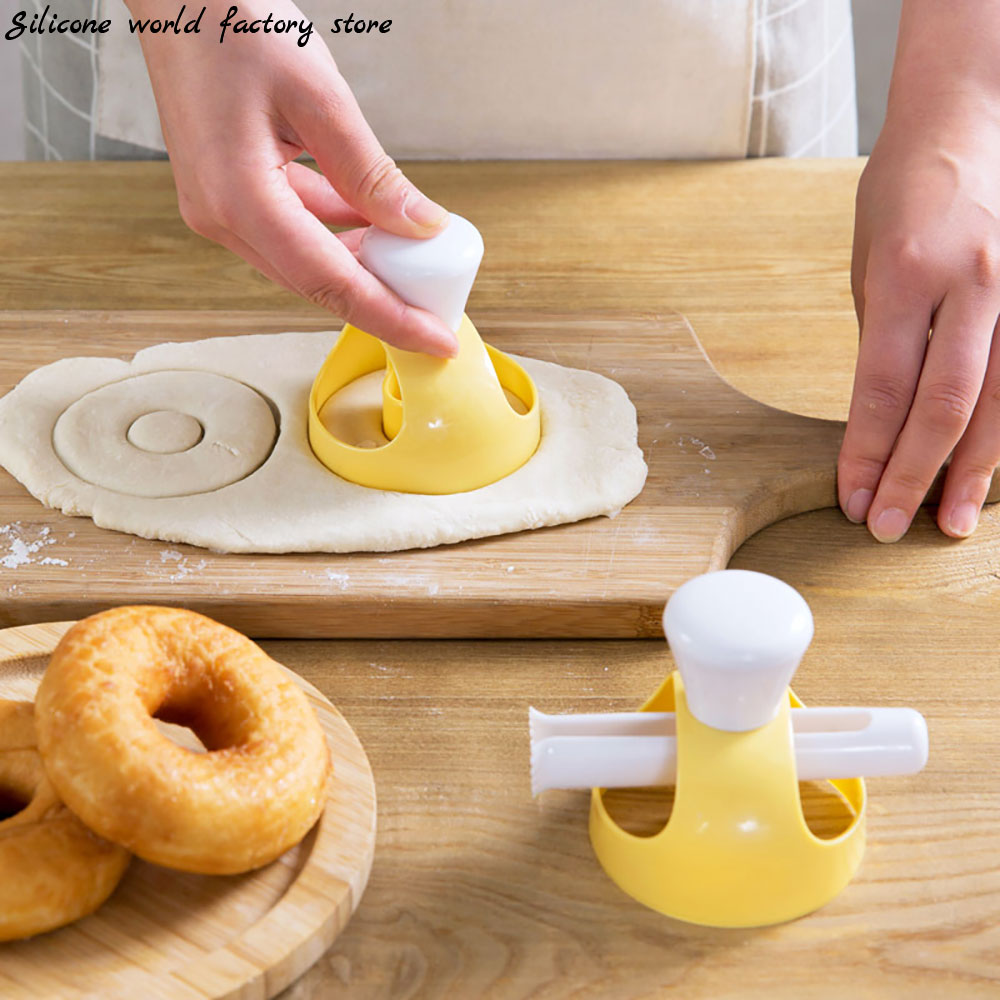 Kitchen Baking Utensils - Cetakan Kue Donat Silikon, Alat Pembuat