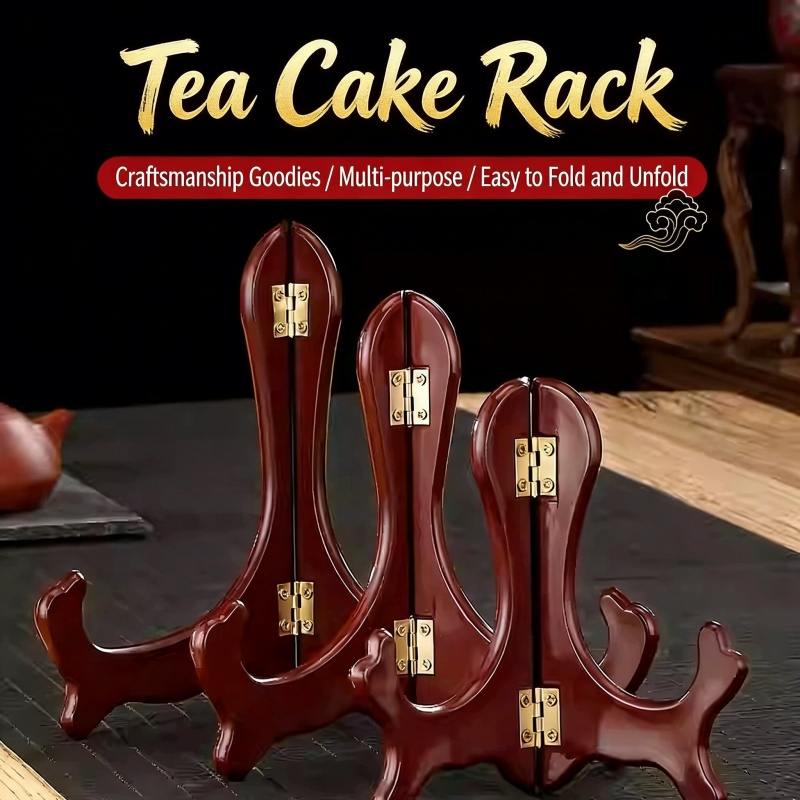 Kitchen Baking Rack - 1 Buah Rak Pajangan Piring Kayu