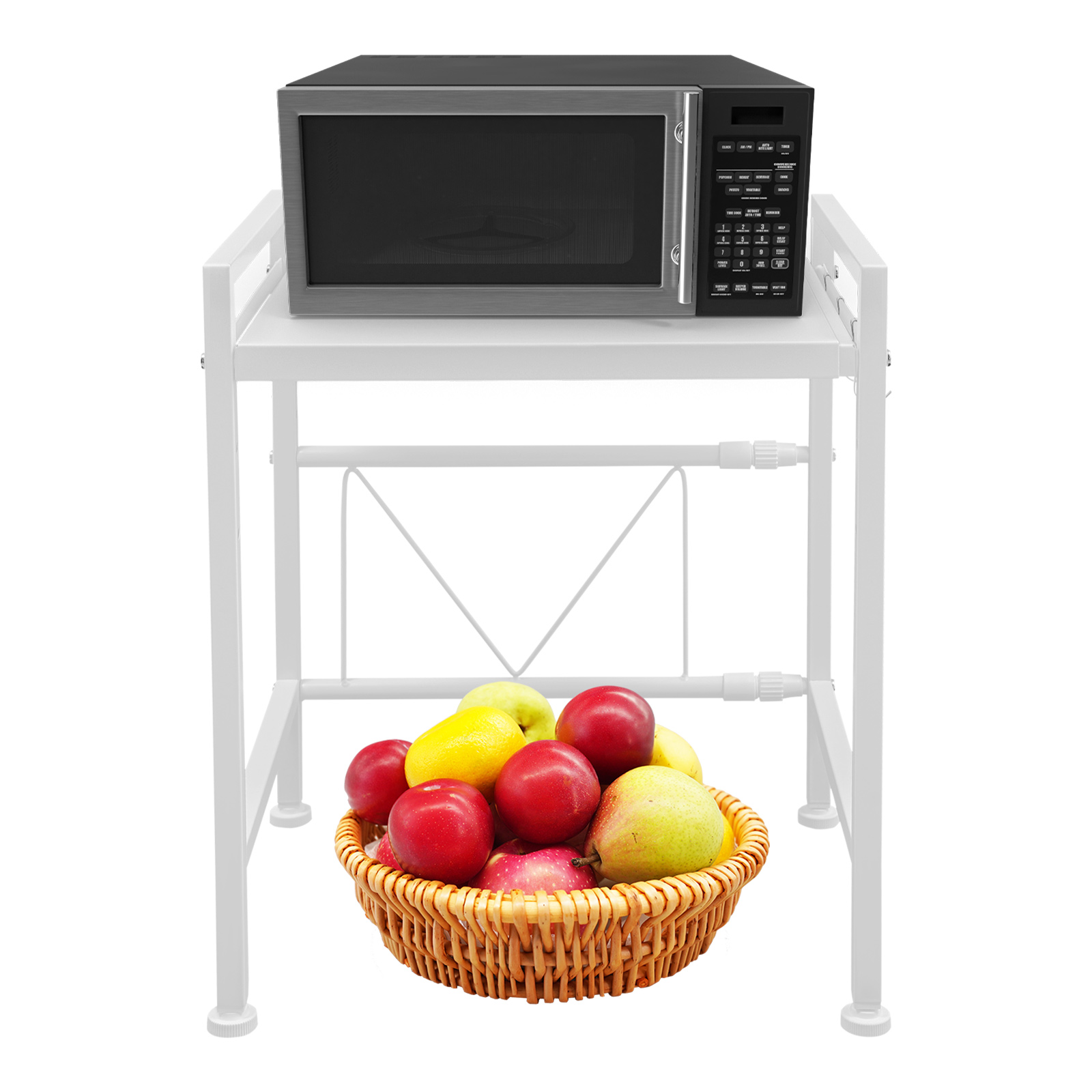 Kitchen Baking Rack - Rak Microwave yang Dapat Diperluas, Baja