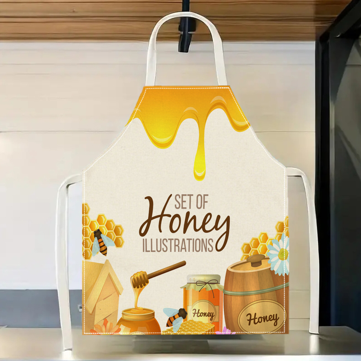 Kitchen Baking Gift Ideas - 1 Buah Celemek Lebah Madu Hadiah
