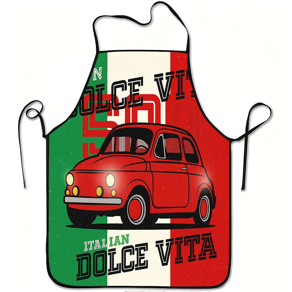 Kitchen Baking Gift Ideas - 1 Buah Celemek Bertema Italia yang