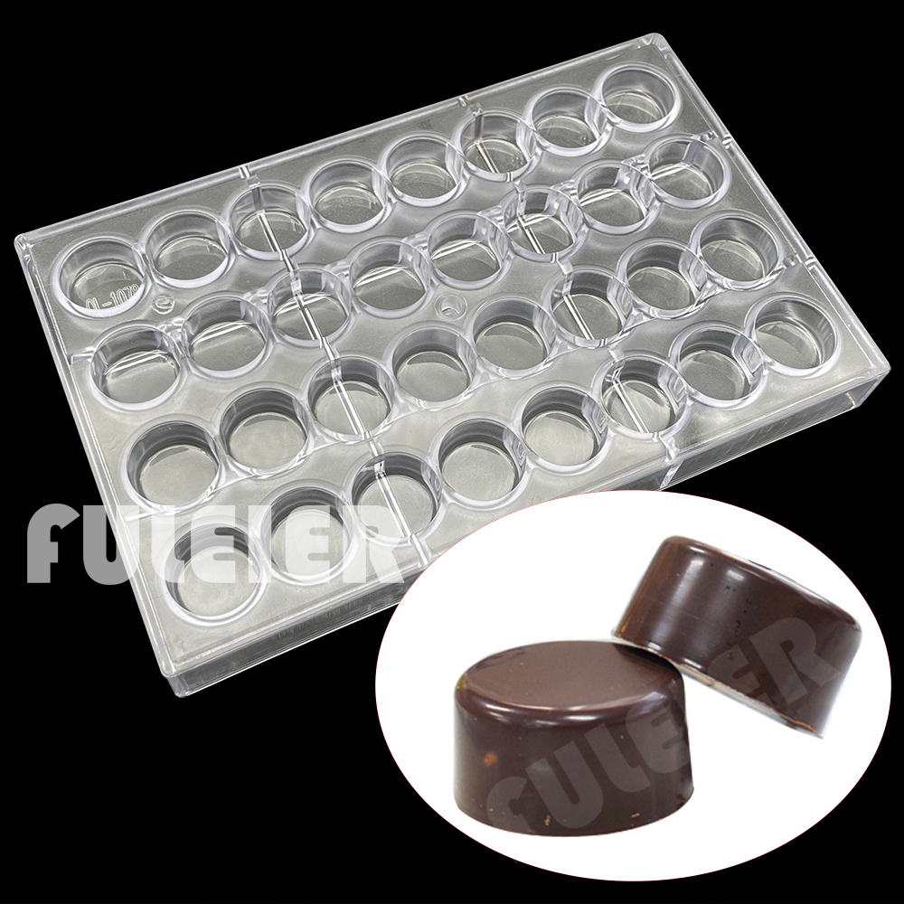 Kitchen Baking Utensils - 32 Lubang Bulat Bentuk Polikarbonat Cetakan