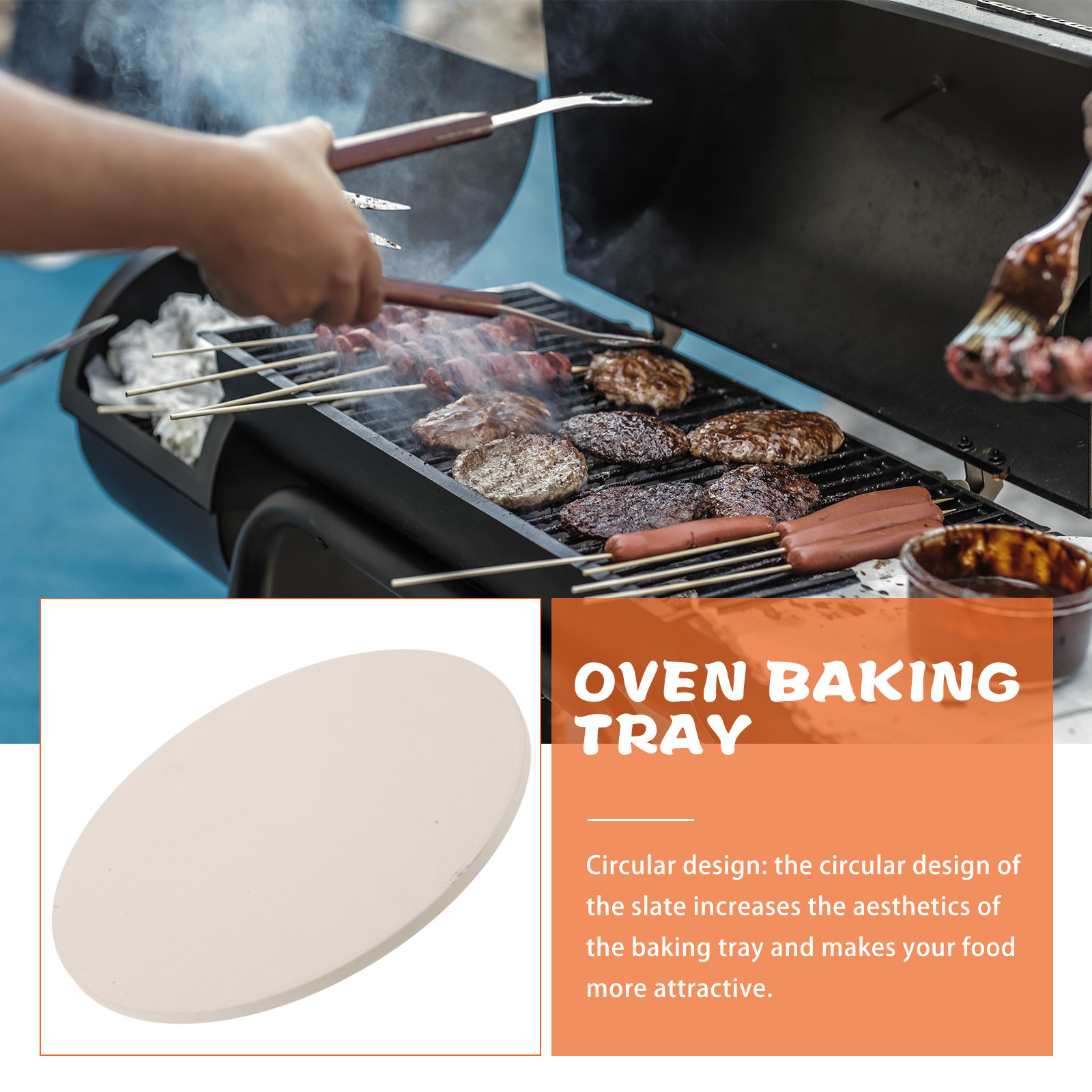 Piring Pizza Cordierite Heavy  - Baking Kitchen At Home ulasan dan harga