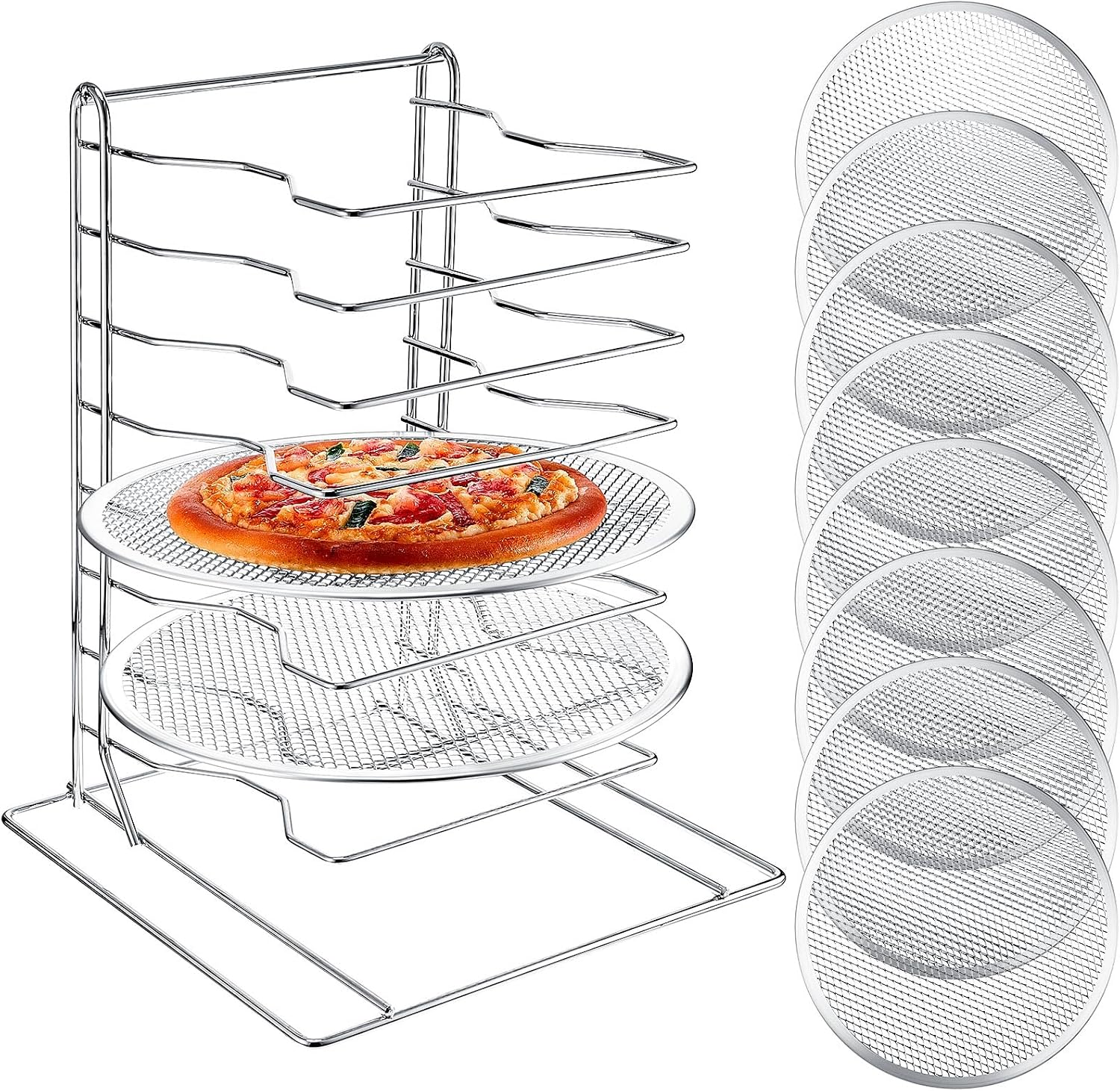 Rak Pizza 8 Tingkat Dengan 8 L - Kitchen Baking Rack ulasan dan harga