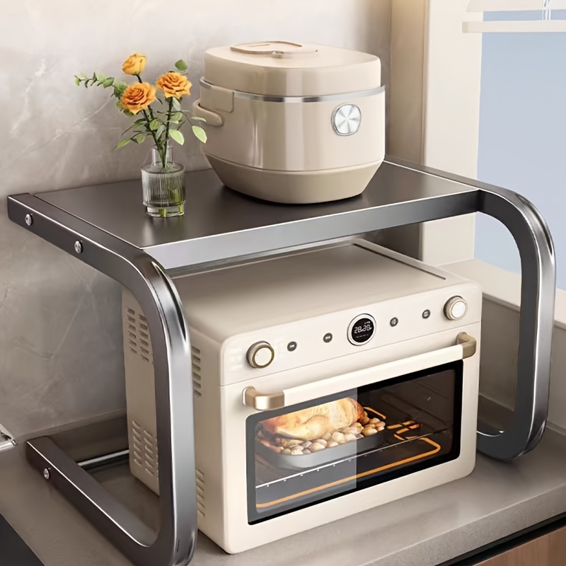 Rak Microwave Logam 2 Tingkat  - Kitchen Baking Rack ulasan dan harga