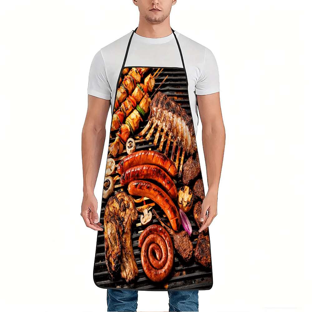 1 Buah Celemek Bertema Barbeky - Kitchen Baking Gift Ideas ulasan dan harga