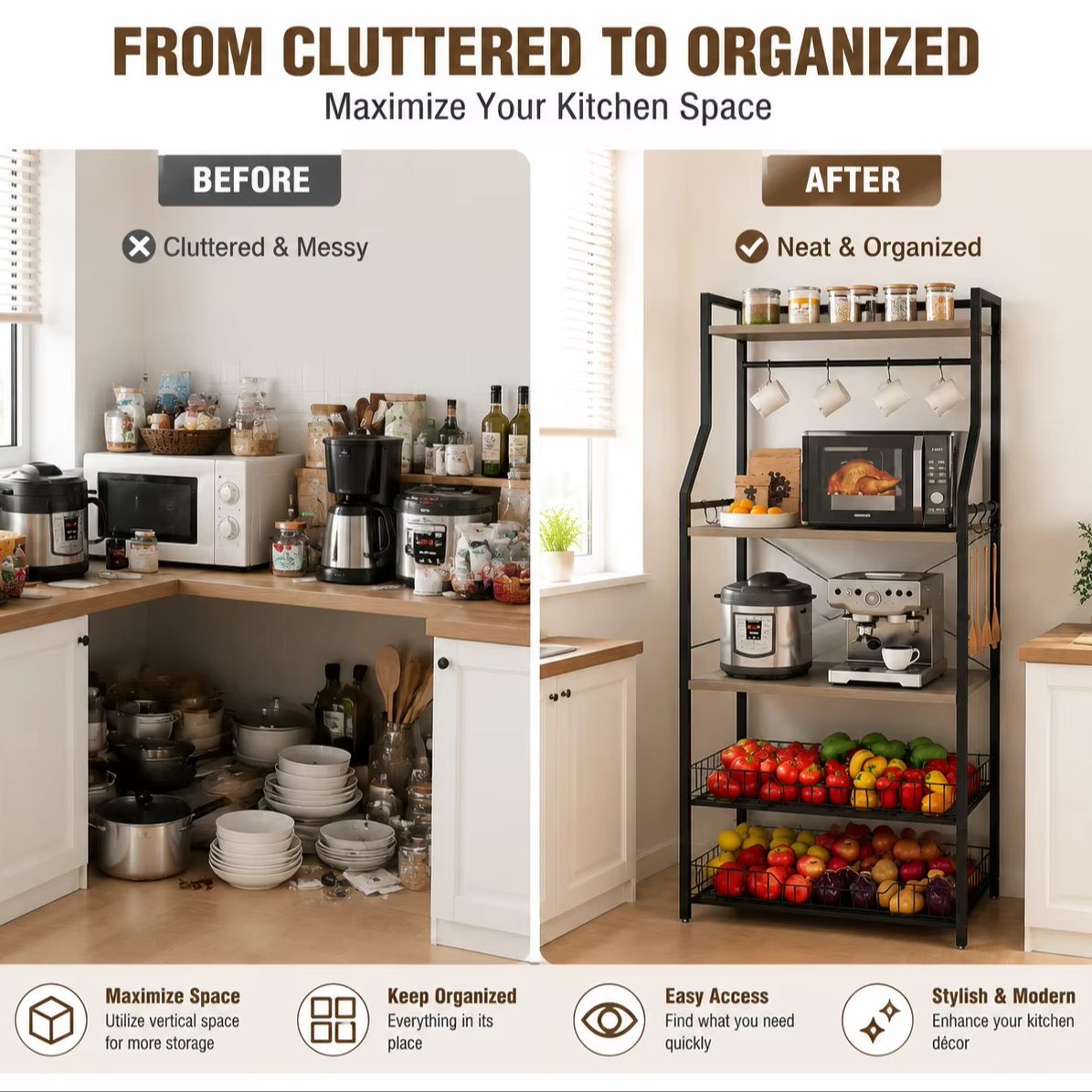 Rak Dapur 5 Tingkat dengan Tem - Kitchen Baking Rack ulasan dan harga