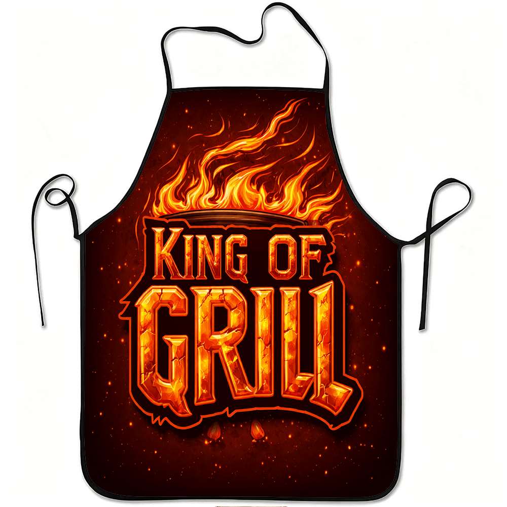 1 Buah Celemek Bbq King, Celem - Kitchen Baking Gift Ideas ulasan dan harga