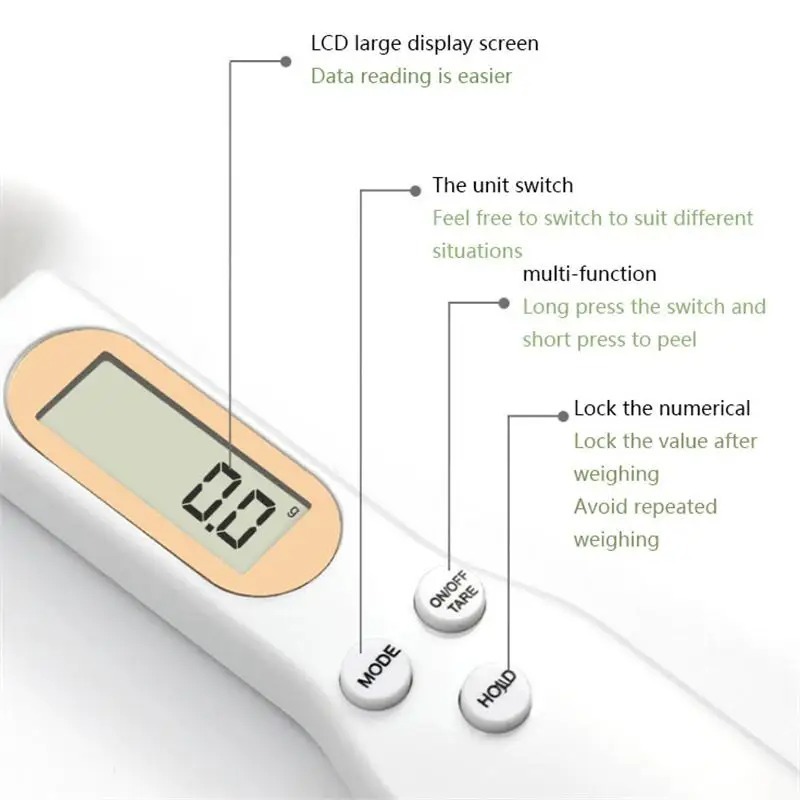 Sendok timbang digital LCD pan - Kitchen Scale Precise ulasan dan harga