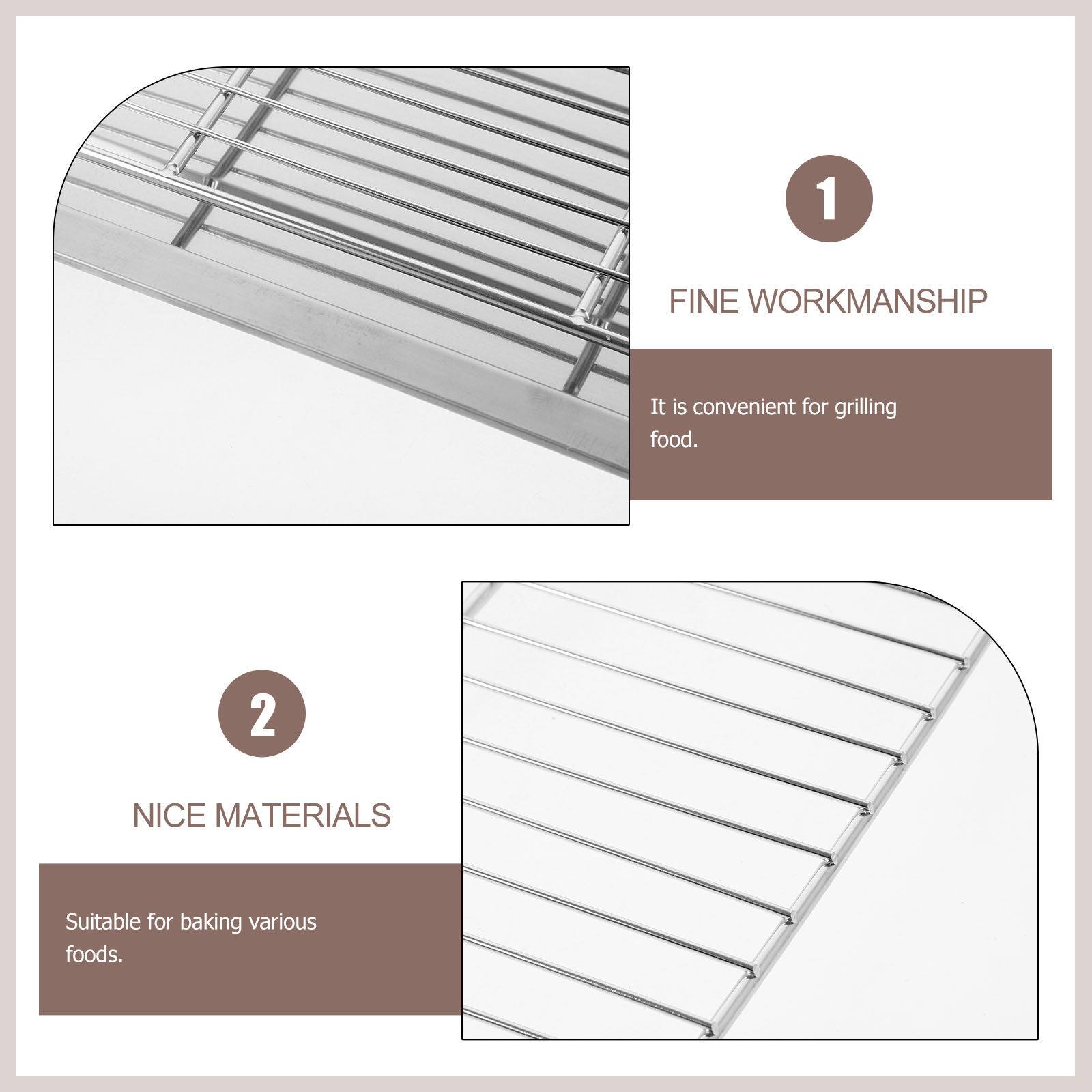 1Set Rak Kue Kawat Stainless S - Cooling Rack Wire ulasan dan harga