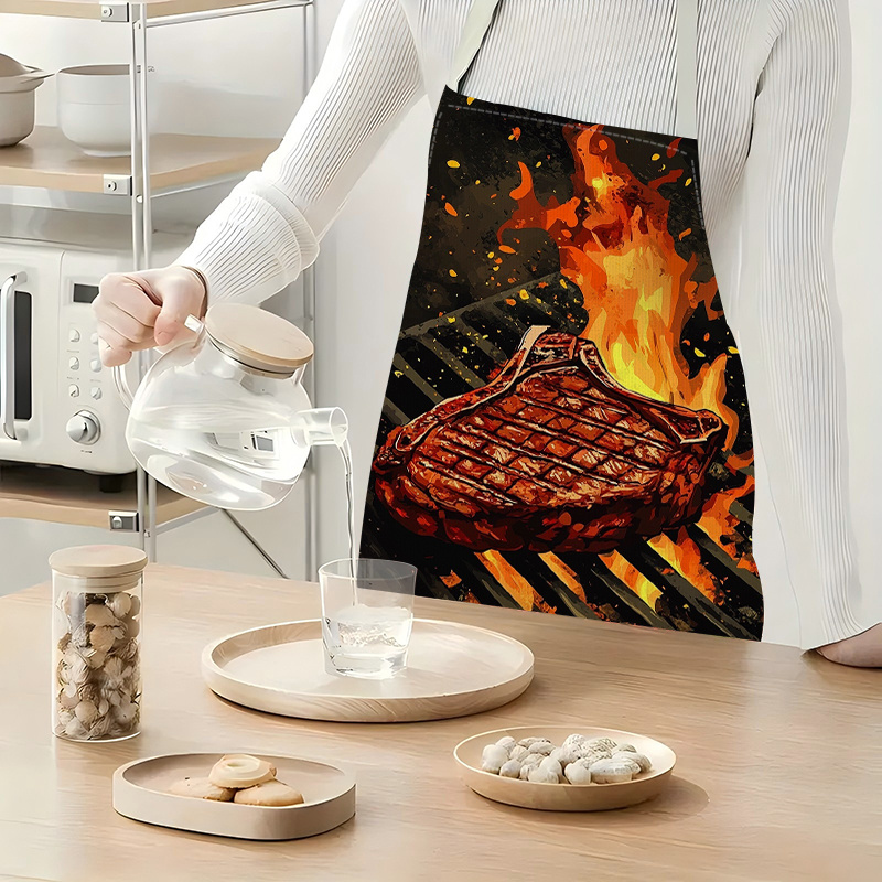 1 Buah Celemek Steak BBQ denga - Kitchen Baking Gift Ideas ulasan dan harga