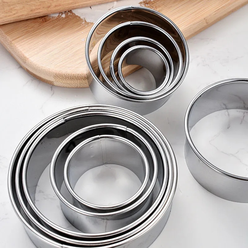 Cetakan biskuit bulat baja tah - Kitchen Baking Utensils ulasan dan harga