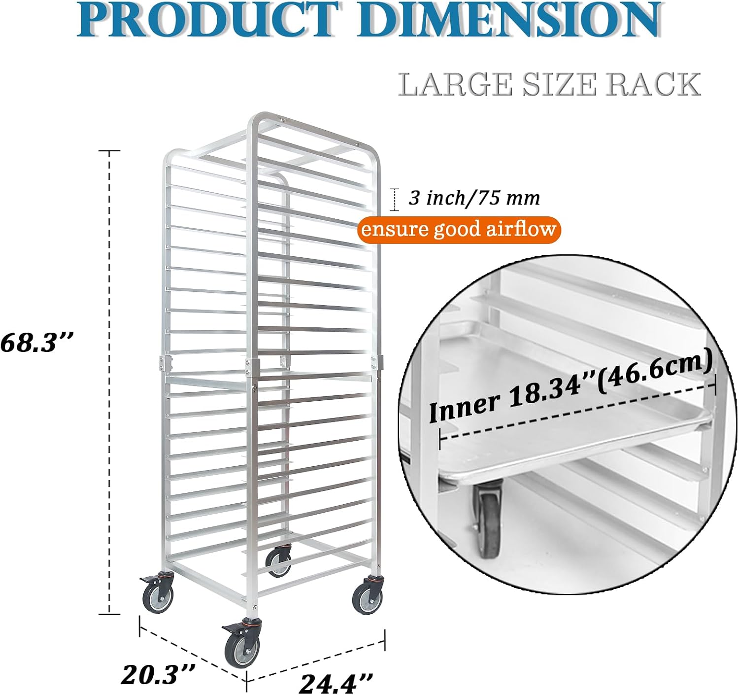 Rak Loyang Baja Tahan Karat 20 - Kitchen Baking Rack ulasan dan harga
