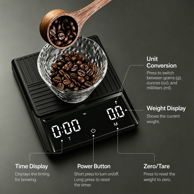 Timbangan Kopi Profesional unt - Kitchen Scale Precise ulasan dan harga