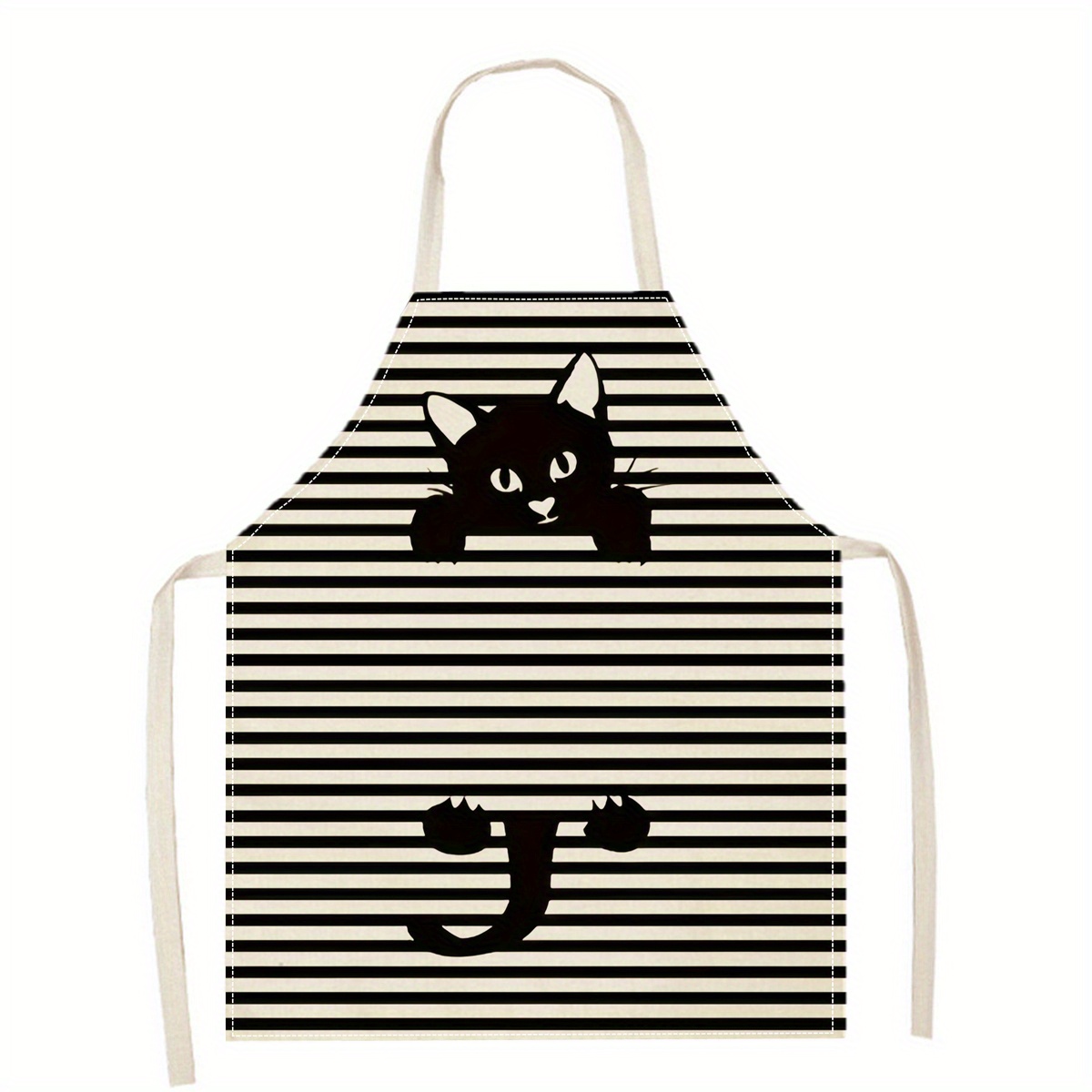 Celemek Linen Motif Kacamata H - Kitchen Baking Gift Ideas ulasan dan harga